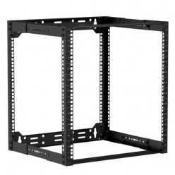 CAYMON OPR312A/B 19" in depth adjustable open frame rack - 12 unit - 300 ~ 450mm Black